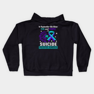 Suicide Prevention Awareness Semi-Colon Mental Health Kids Hoodie